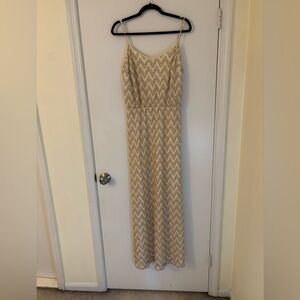 Like New! Gold Chevron Lilly Pulitzer Dress - L